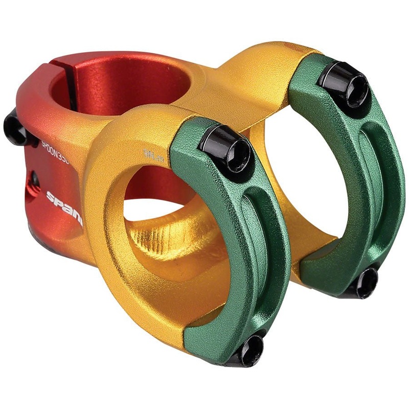 Spank Spoon 318 Stem – 43mm Length – 31.8 Clamp – Rasta