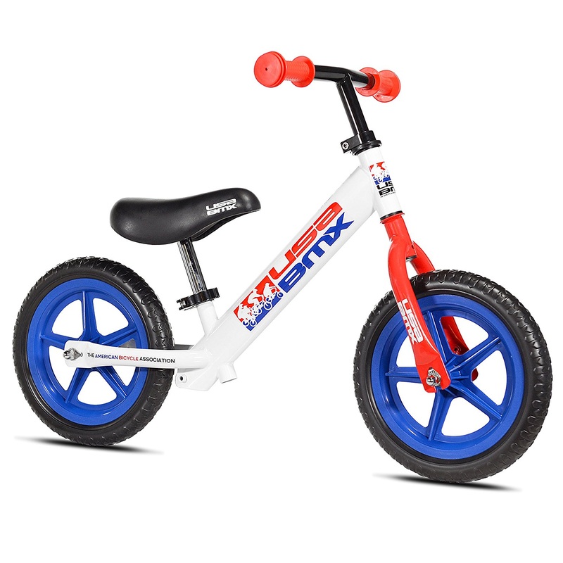 USABMX Balance Bike-12″-Red/White/Blue