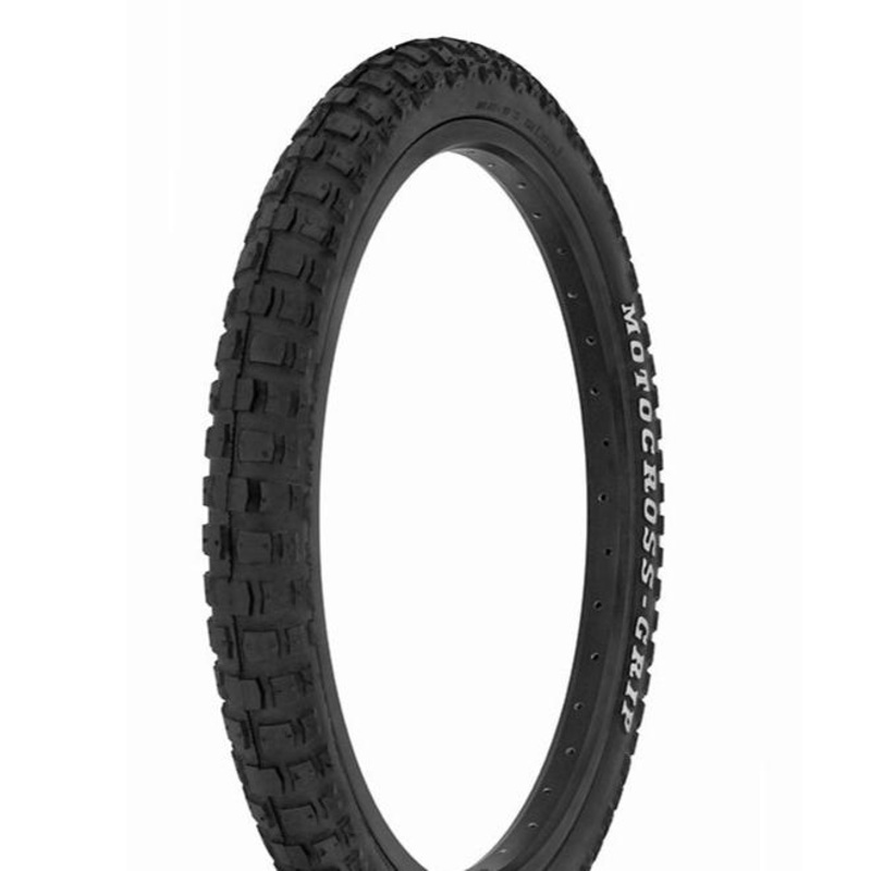 20×2.125 Duro Motocross-Grip Block Tread White Letter BMX Tire