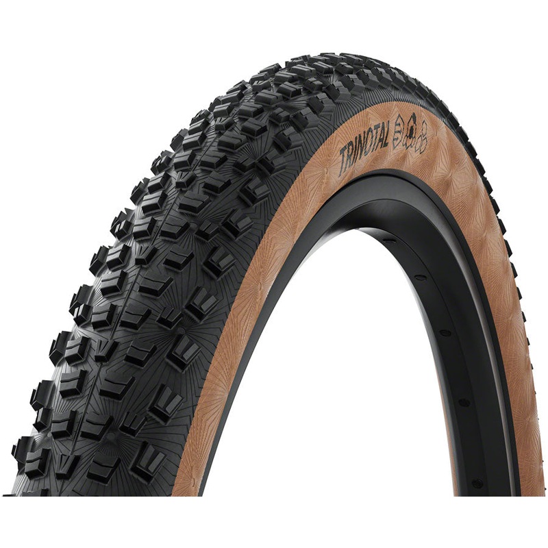 Continental Trinotal Tire – 29 x 2.40, Tubeless, Folding, Black/Transparent, Grip, Race Casing, E25