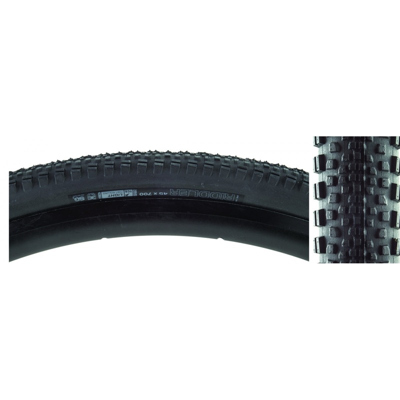 Tire Wtb Riddler 700X45 Black/Bk Tcs Light Fr/Dual Dna/Sg2 Fold