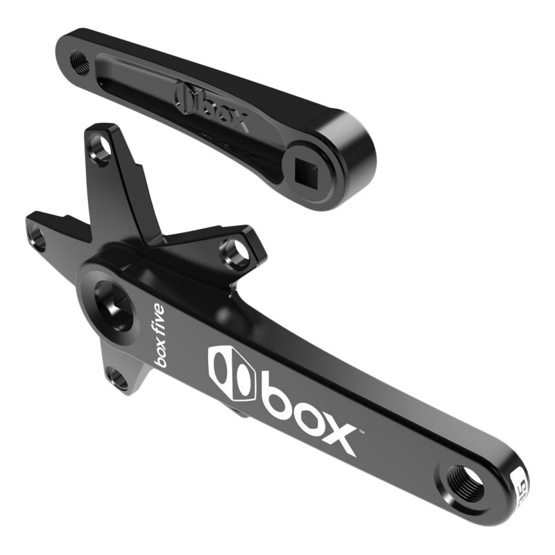 .five. Square Tapered Forged 140 SQR JIS crankset black