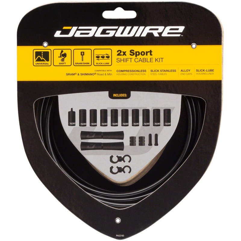 2x Sport Shift Cable Kit SRAM/Shimano