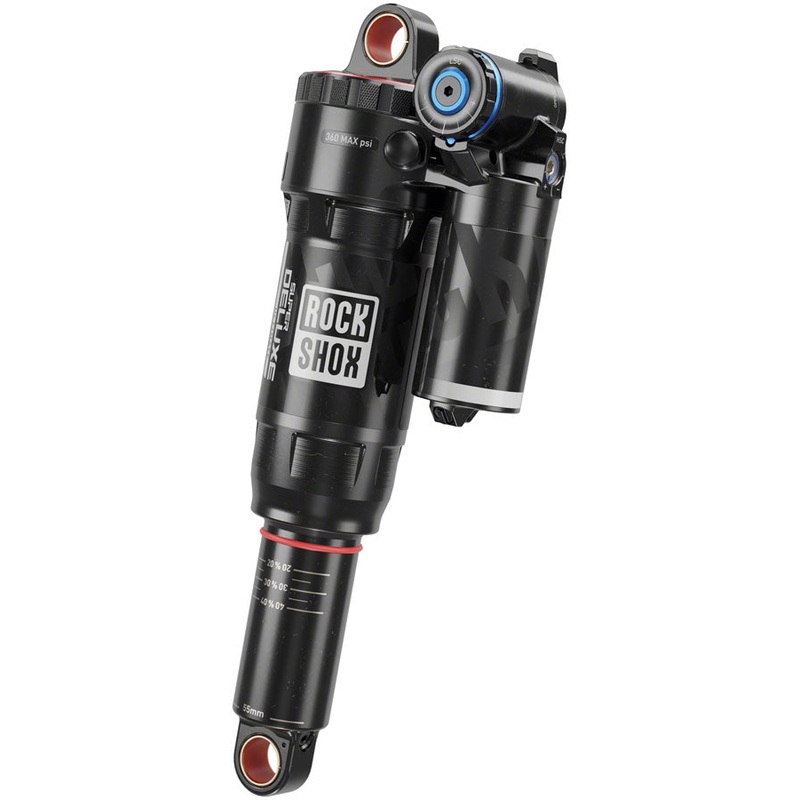 RockShox Super Deluxe Ultimate RC2T Rear Shock – 210 x 55 mm, Linear Air, 0 Neg/2 Pos Token, Reb 55 / Comp 30, L/O4,