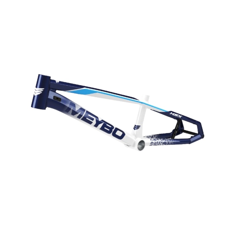 Meybo HSX Alloy Race Frame – White / Navy / Blue