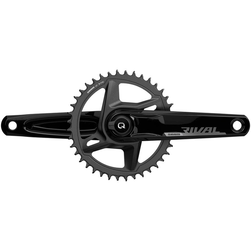 SRAM Rival 1 AXS Wide Power Meter Crankset – 175mm 12-Speed 46t 8-Bolt Direct Mount DUB Spindle Interface BLK D1