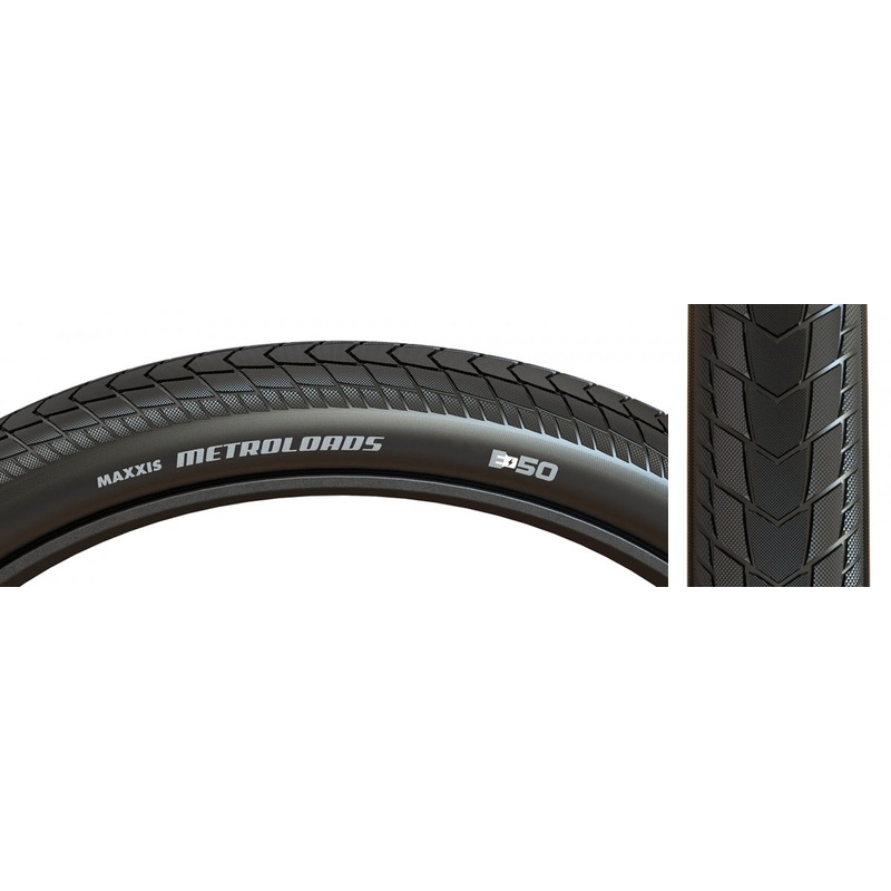 Tire Max Metroloads 20X2.15 Bk Wire/60 Ri/Ref E50