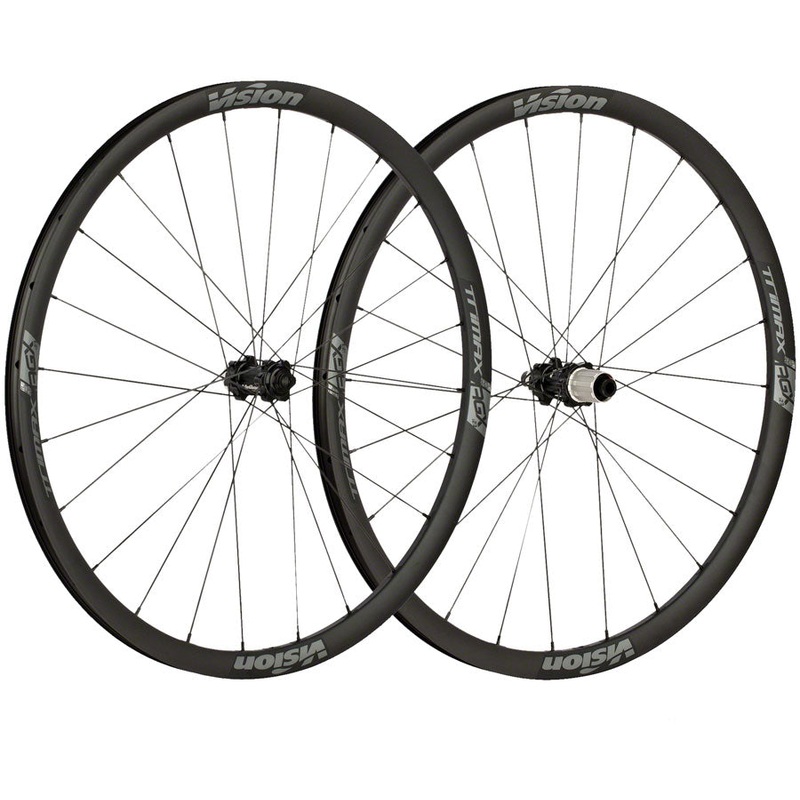 Vision TriMax AGX i23 Wheelset – 700, 12 x 100/142mm, Center-Lock, HG 11, Black