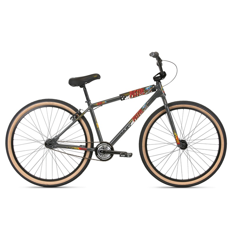 Haro Pistol 24″ BMX Freestyle Bike-Grey