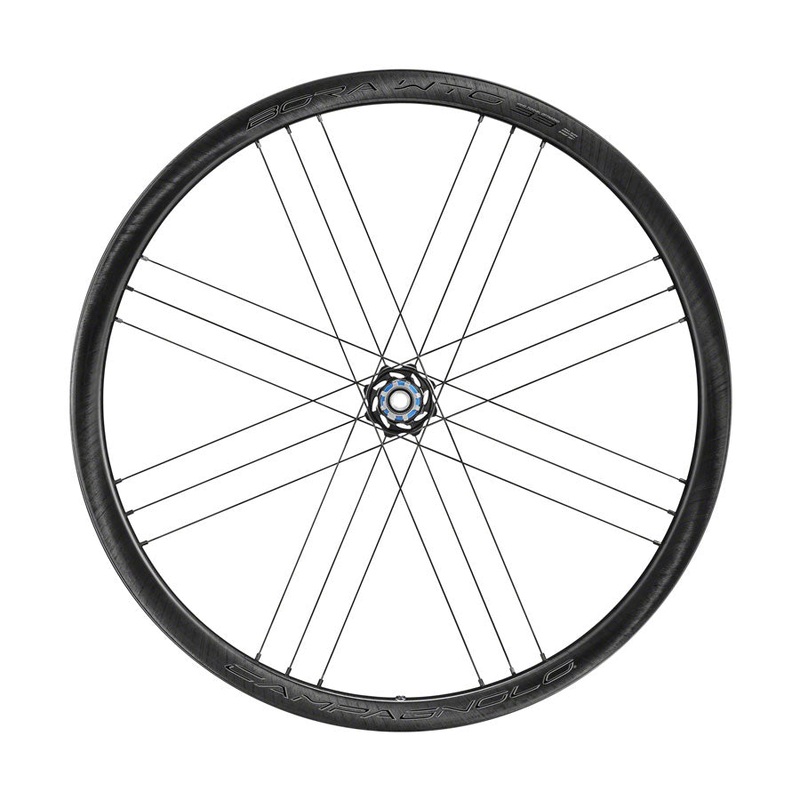 Campagnolo BORA WTO 33 Rear Wheel – 700, 12 x 142mm, Center-Lock, 2-Way Fit, Dark Label
