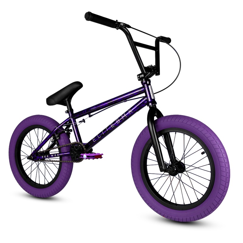Elite Bmx Pee Wee 18″ Bike – Purple Carnage