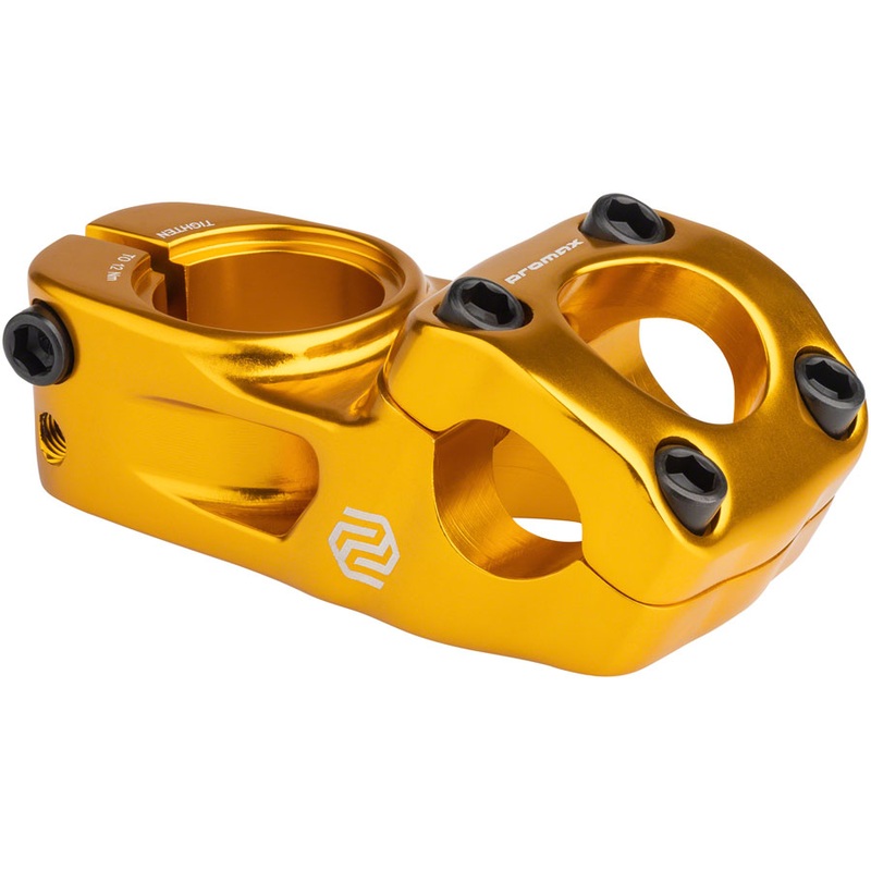Promax Impact BMX Stem – 53mm Top Load Gold