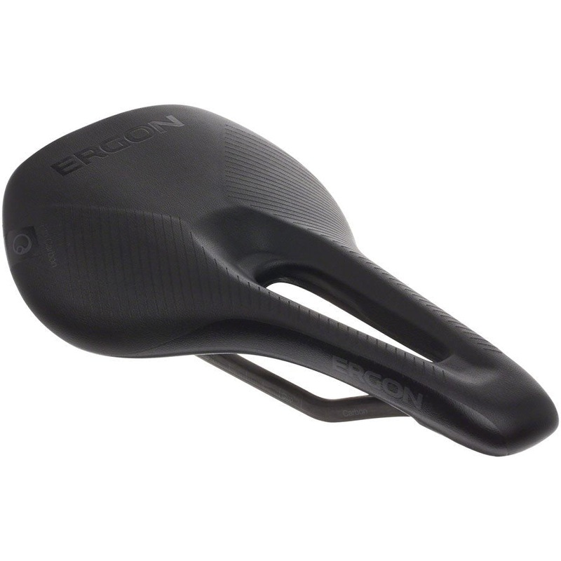 Ergon SR Pro Carbon Women’s Saddle – Carbon Rails – Stealth Black – Medium/Large