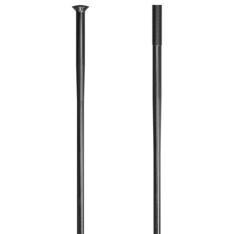 High-Performance DT Swiss Competition Race 14g Double Butted Stainless Steel Bike Spokes  Precision Engineered, Cold Forged, Black, Various Lengths