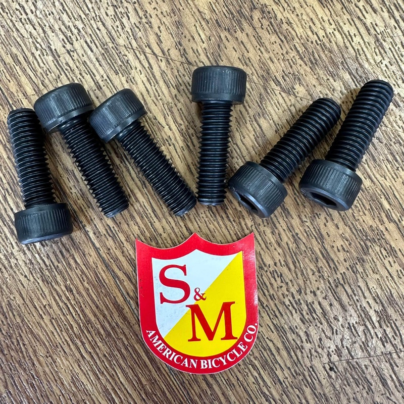 S&M Bikes Replacement Stem Bolts Black