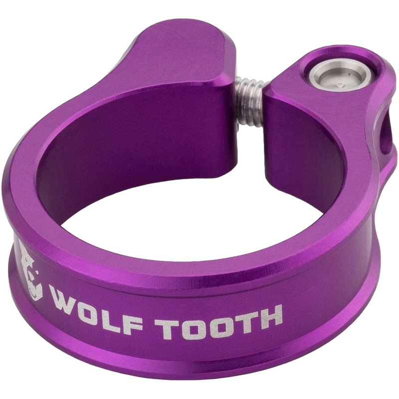 Wolf Tooth Seatpost Clamp – 29.8mm, Bolt-On, Ultraviolet Purple