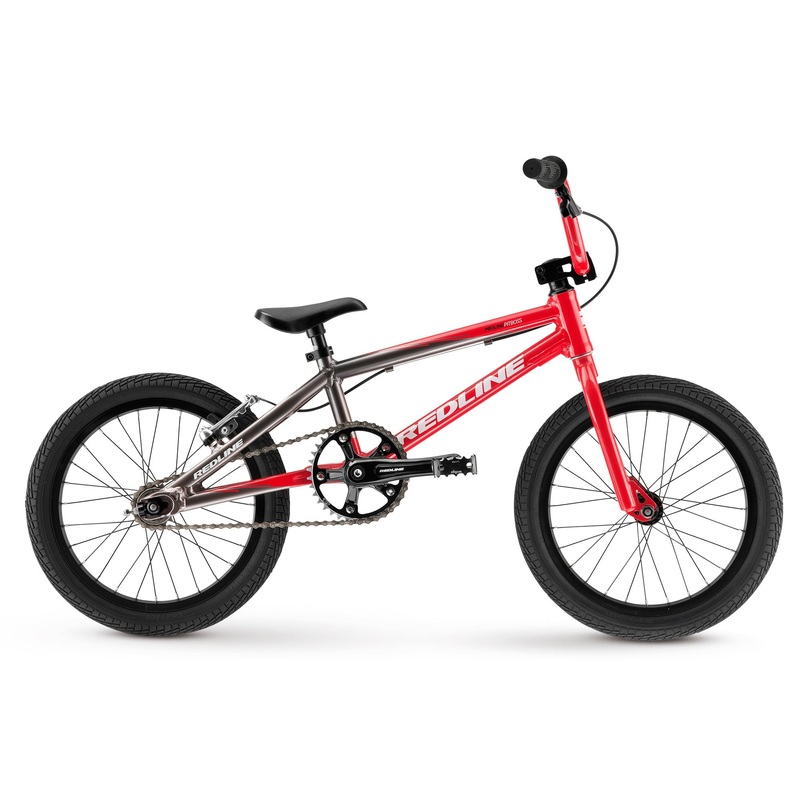 Redline Pit Boss Bike-16″-Red/Gray