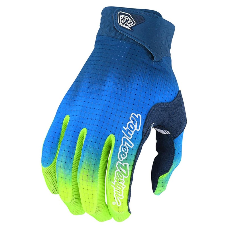 Troy Lee Air Race Gloves – Jet Fuel Navy/Yellow