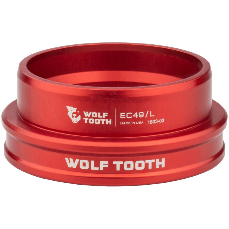 Wolf Tooth Premium Headset – EC49/40 Lower, Red