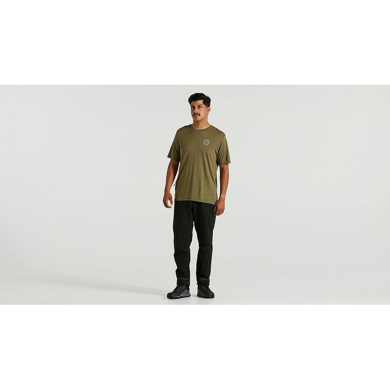 Specialized s/f wool tee ss men green xs