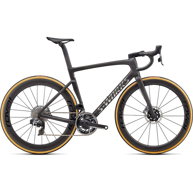 2022 Specialized tarmac sl7 S-Works etap bike satin carbon / spectraflair tint / gloss brushed chrome 44