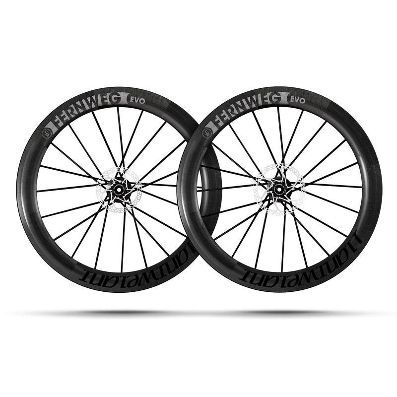Lightweight Fernweg 63 EVO Disc Black Tubeless Wheelset