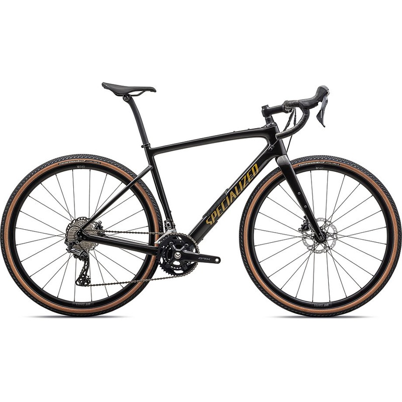2023 Specialized diverge comp carbon bike gloss obsidian/harvest gold metallic 58