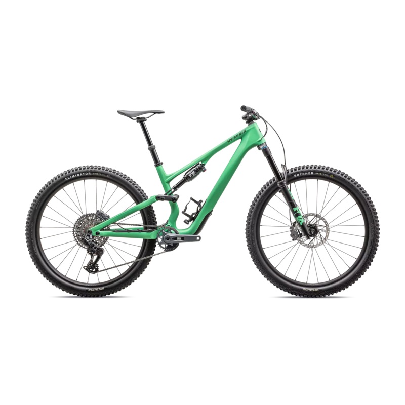 2025 Specialized Stumpjumper 15 Expert 29″ Bike – S4, Satin Electric Green / Satin Forest Green
