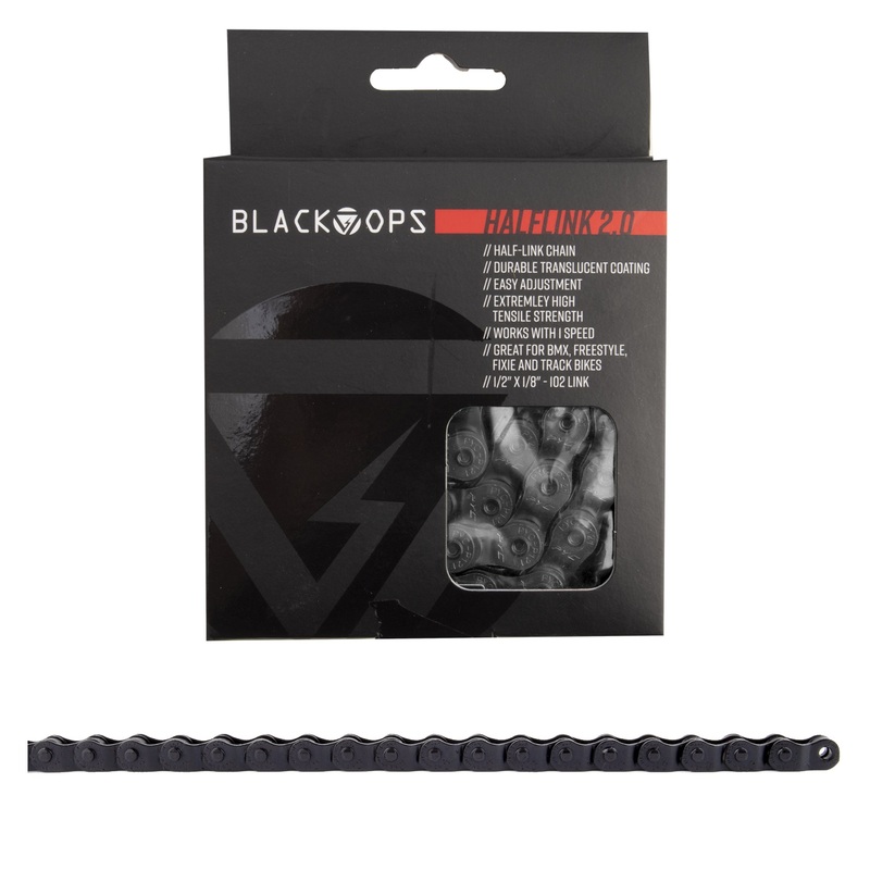 Black Ops HalfLink 2.0 BMX Freestyle Chain-Black