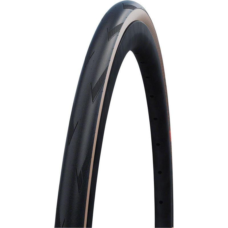 Schwalbe Pro One Tire – 700 x 30 Clincher Folding Black/Transparent Evolution Super Race Addix Race V-Guard