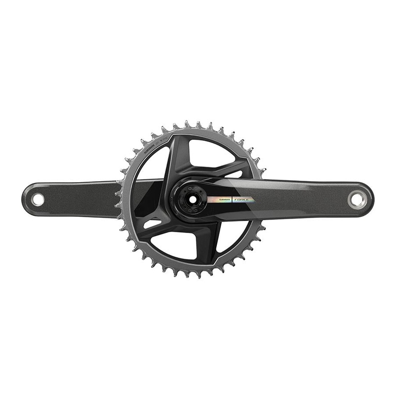 SRAM Force 1 Crankset – 170mm 12-Speed 40t Direct Mount DUB Spindle Interface Iridescent Gray D2