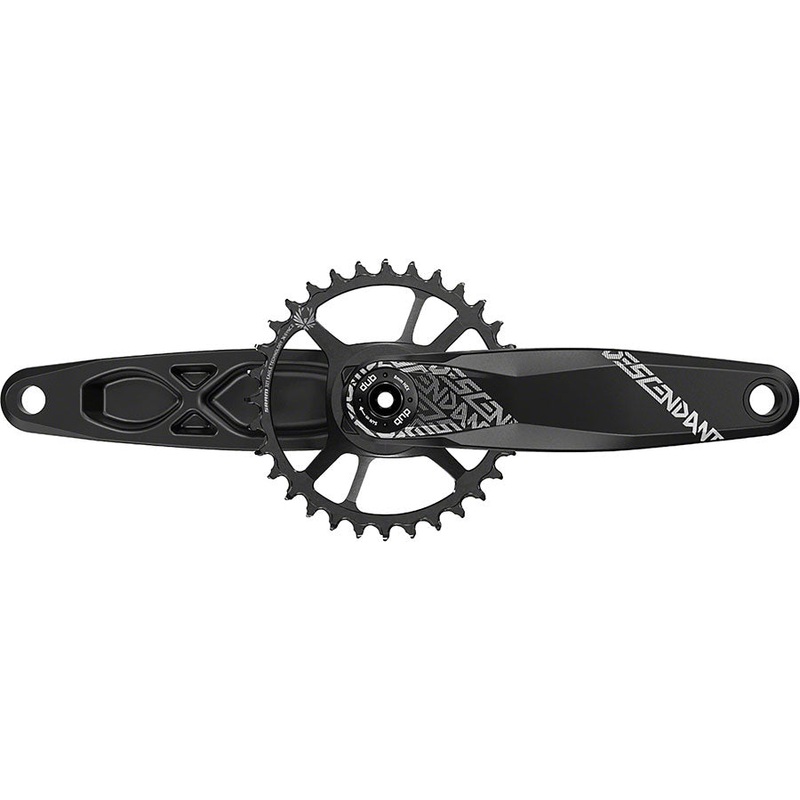 TruVativ Descendant 6K Aluminum Eagle Boost Crankset – 175mm 12-Speed 32t Direct Mount DUB Spindle Interface BLK