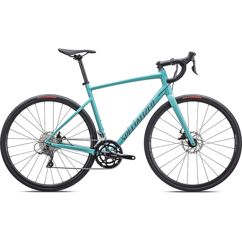 2024 Specialized allez e5 disc bike gloss lagoon blue / cool grey / blaze 61
