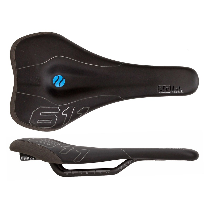 Bike Saddle SQlab 611 Ergowave carbon rail 150* , blk