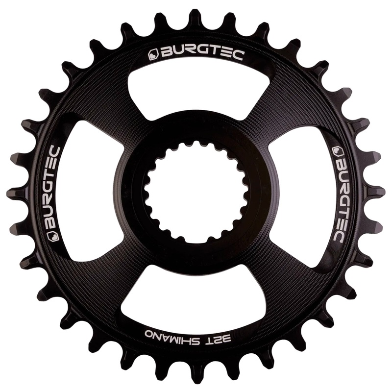 Burgtec Shimano Direct Mount Thick Thin Chainring – 32T – Blk
