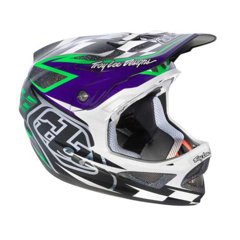 Troy Lee 2013 D3 Composite Helmet-Team Black/Green
