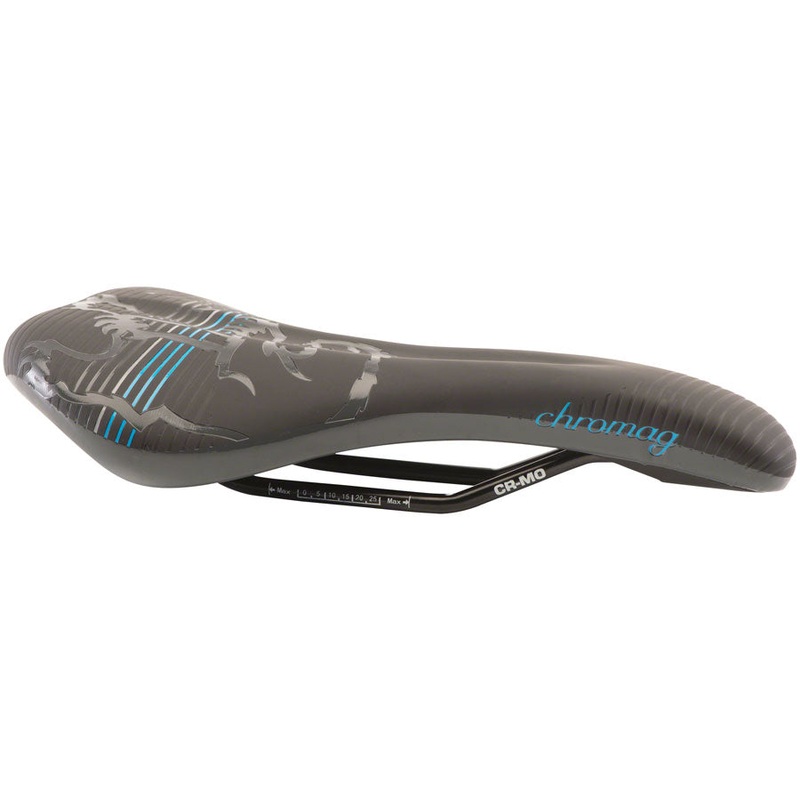 Chromag Juniper Saddle 269 x 141mm Women 283g Black/Blue