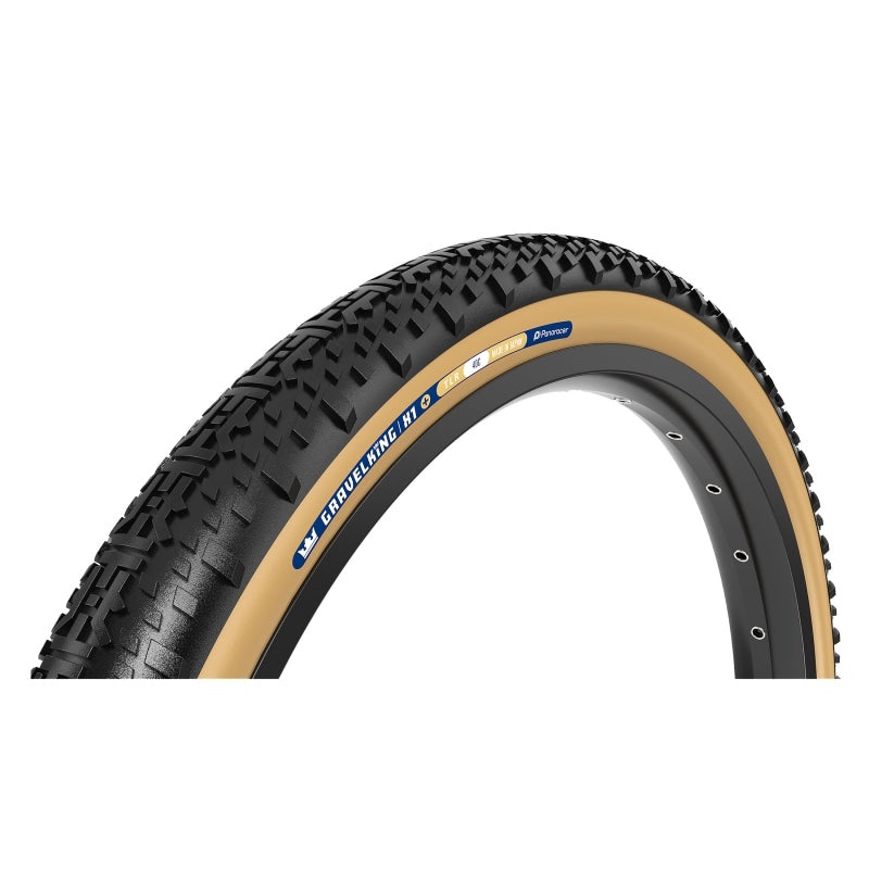 Panaracer GravelKing X1 Plus Tire – 700 x 40 Tubeless Folding Black/Brown