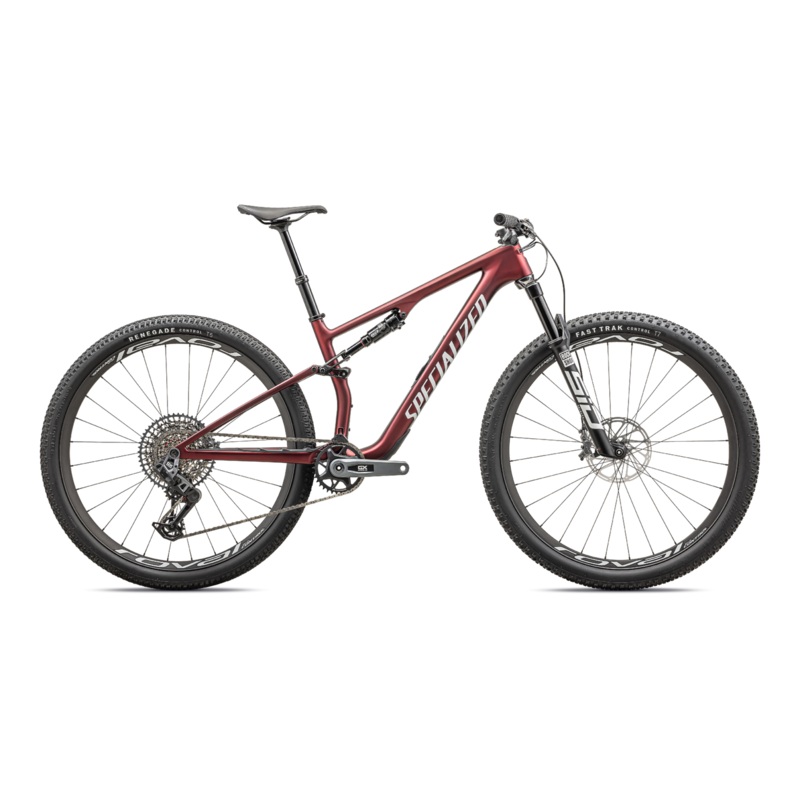 2024 Specialized EPIC 8 Expert Mountain Bike – Large, Satin/Redsky White