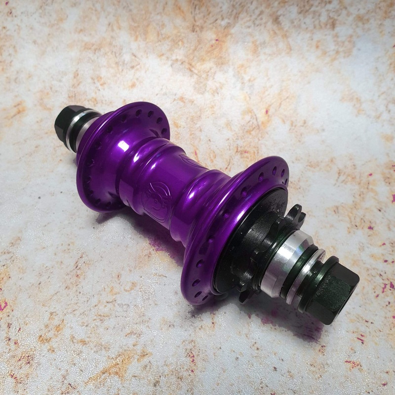 Profile Racing Mini Rear LHD Cassette Hub Purple