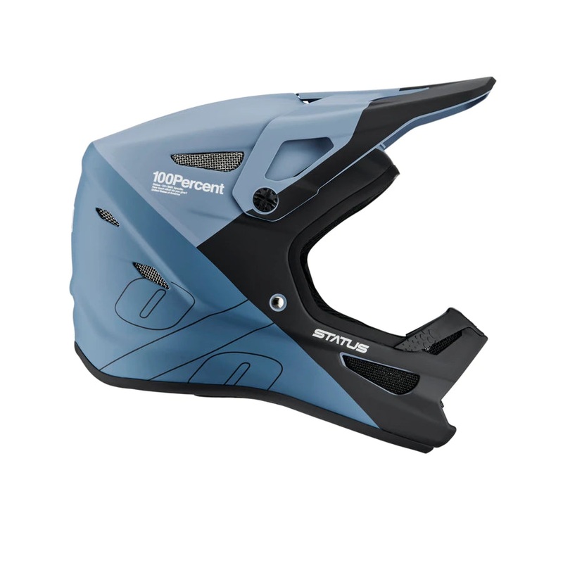 100% Status Helmet – Youth – Steel Blue – 2022