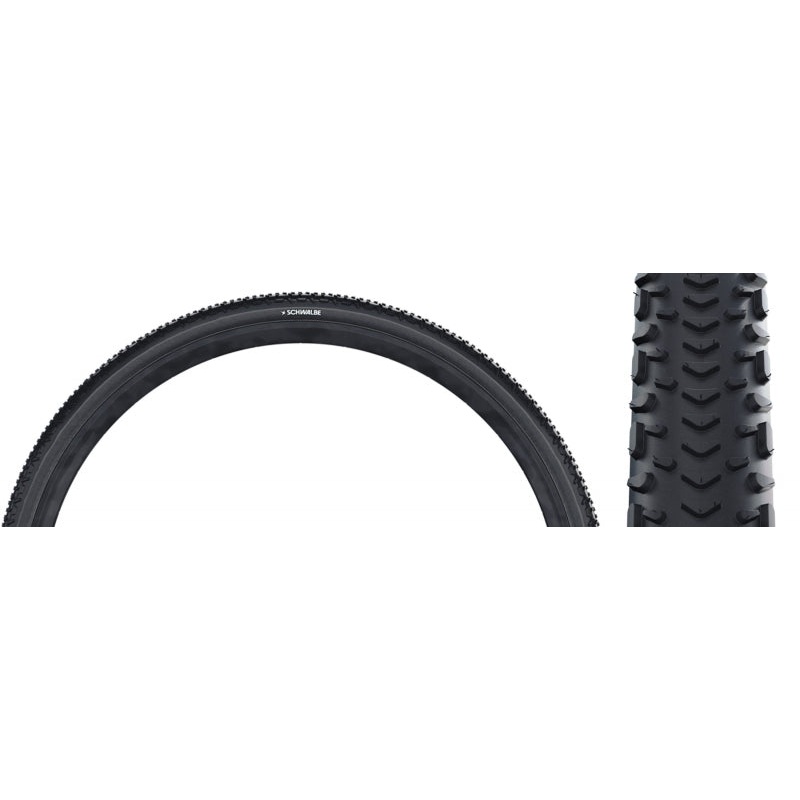 Schwalbe G-One RX Tire – 700 x 50 Tubeless Folding BLK Evolution Line Pro Addix Race