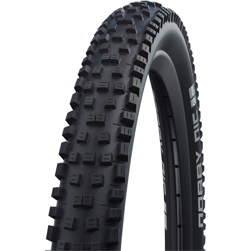 Schwalbe Nobby Nic Tire – 27.5 x 2.35 Tubeless Folding BLK Performance Line RaceGuard Addix Double Defense
