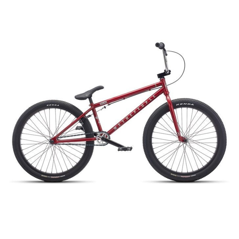 We The People Atlas 24″ BMX Bike 21.75″ TT – Matte Translucent Red