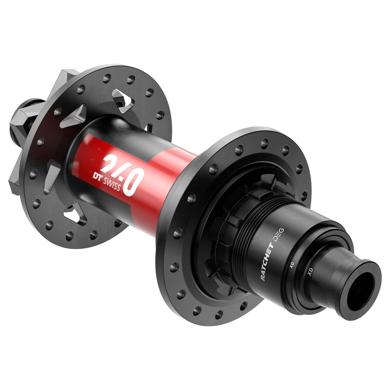 240 DEG 12×148 32h Rear Hub – Black