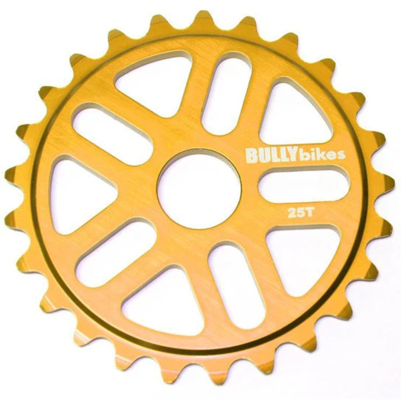 Bully 25t BMX Sprocket Chainwheel – Gold – USA Made