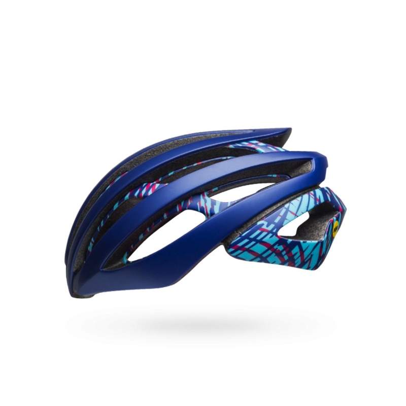 Bell Z20 MIPS Joy Ride Road Helmet – Womens – Matt Navy-Cherry-Sky Fibers