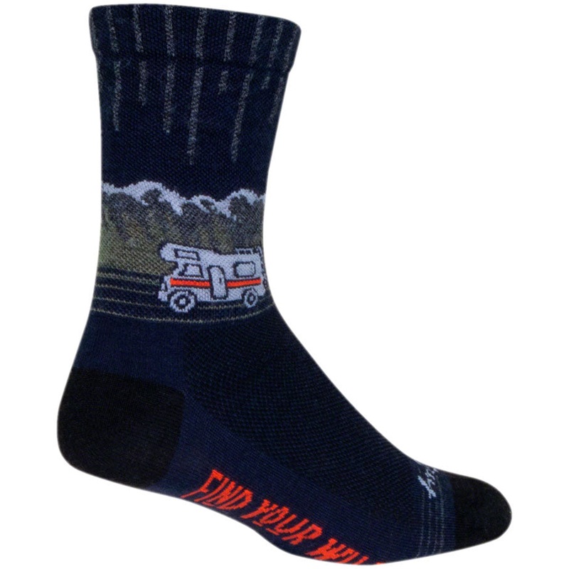 SockGuy Wild Wool Socks – 6″ Small/Medium