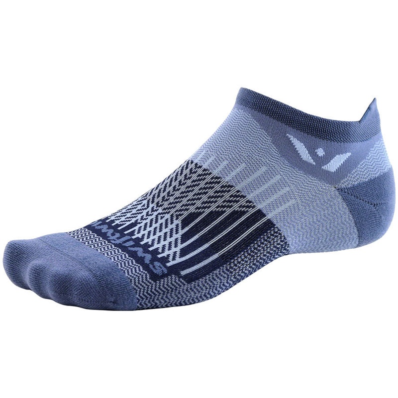 Swiftwick Aspire No Show Socks – Denim Navy Large