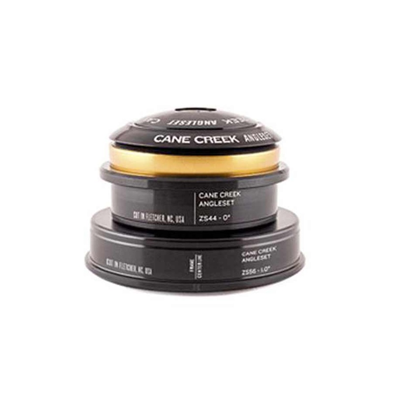 Cane Creek AngleSet Headset Complete ZS44/28.6/H13 | EC56/40/H15 Black